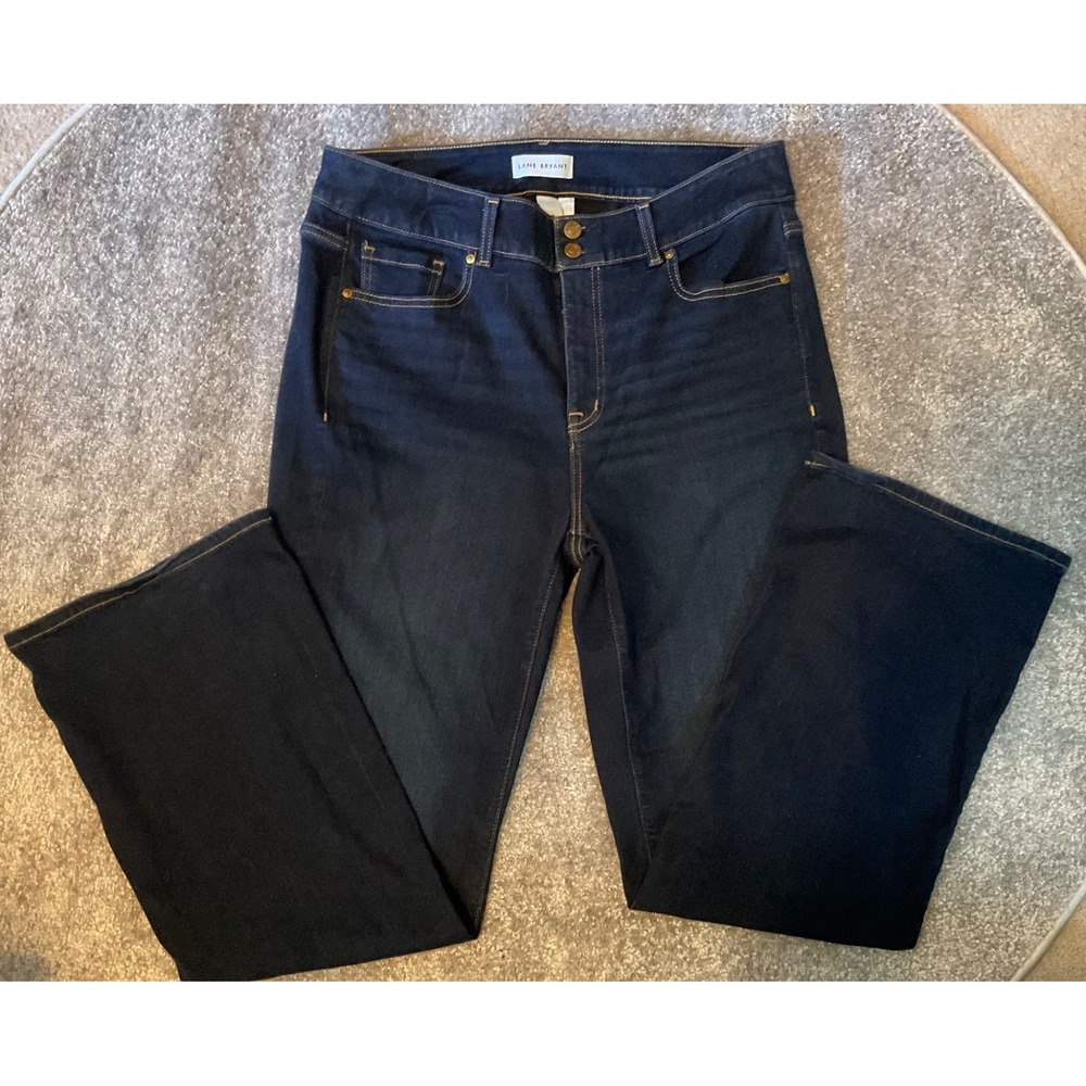 Lane Bryant 18 Stretch Jeans Straight Flex Magic Waist,Tight Tummy,HighRise Boot
